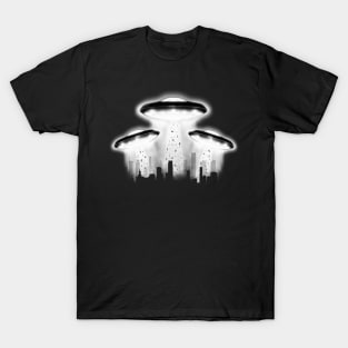 Glowing Alien Invasion T-Shirt